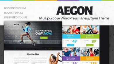 Photo of [Download-S2] Aegon - Responsive Gym/Fitness Club WordPress Theme