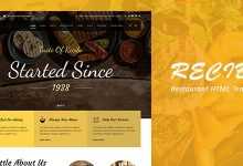 Photo of [Download-S2] Recibo v1.0 - Restaurant / Food HTML Template
