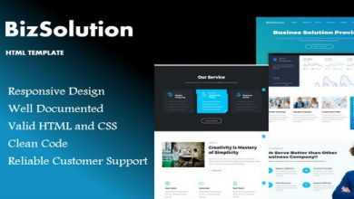 Photo of [Download-S2] BizSolution - HTML Website Template