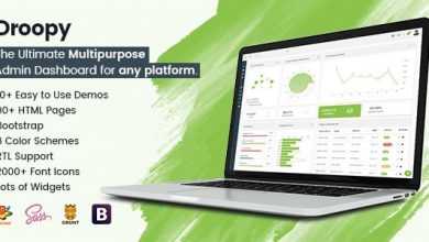Photo of [Download-S2] Droopy v1.0 - Multipurpose Bootstrap Admin Dashboard Template + UI Kit