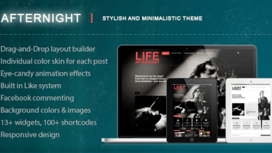 Photo of [Download-S2] Afternight - A Stylish Minimalist Themeforest WP Theme