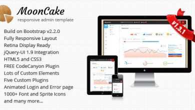 Photo of [Download-S2] MoonCake - Themeforest Responsive Admin Template