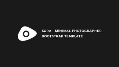 Photo of [Download-S2] Sora - Minimal Photographer Template