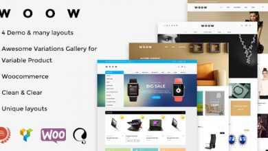 Photo of [Download-S2] WOOW v1.1.2 - Responsive WooCommerce Theme