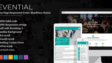 Photo of [Download-S2] Evential v1.4 - One Page Responsive Event WordPress Theme