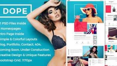Photo of [Download-S2] Dope v1.0 - Creative Photography Portfolio HTML5 Template