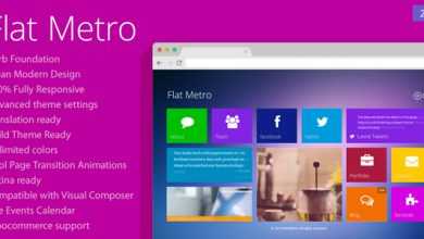 Photo of [Download-S2] Flat Metro v2.1 - Responsive WordPress Theme