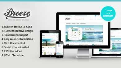 Photo of [Download-S2] Breeze v1.0 - Responsive OpenCart Theme