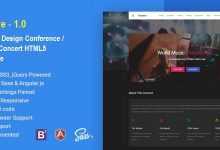 Photo of [Download-S2] Mateve - Material Design Event / Conference / Concert HTML Template