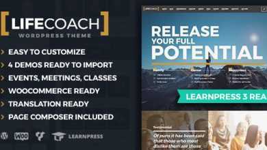 Photo of [Download-S2] Life Coach v2.3.2 - WordPress Theme