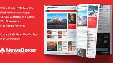 Photo of [Download-S2] NewsBoxer - Mega News Magazine Template