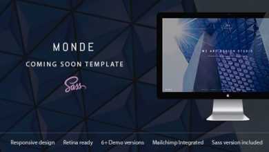 Photo of [Download-S2] Monde - Creative Coming Soon & Maintenance Mode Template