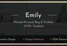 Photo of [Download-S2] Emily - Personal Blog HTML Template