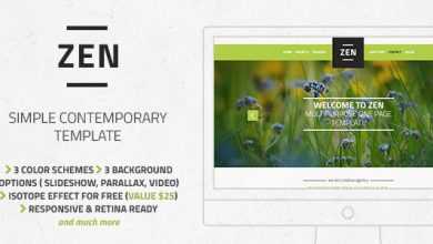 Photo of [Download-S2] Zen - Themeforest Multipurpose One Page Template