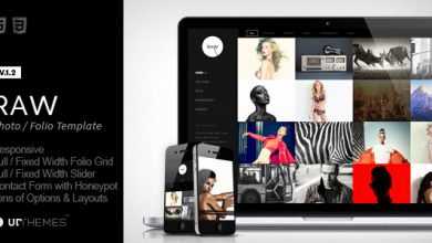 Photo of [Download-S2] Raw - Responsive Photography HTML5 Template