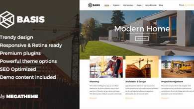 Photo of [Download-S2] Basis v1.0.2 - Construction Business WordPress Theme