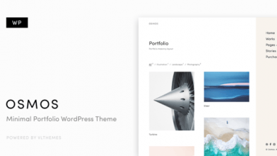 Photo of [Download-S2] Osmos v1.3 - Minimalist Portfolio WordPress Theme