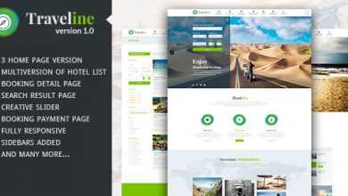 Photo of [Download-S2] Traveline - Travel Hotel Booking WordPress Theme