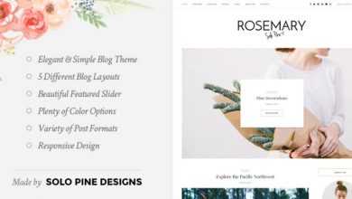 Photo of [Download-S2] Rosemary v1.2 - A Responsive WordPress Blog Theme