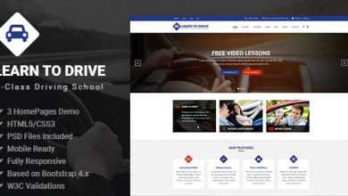 Photo of [Download-S2] LearnToDrive - Driving School & Lessons HTML5 Template