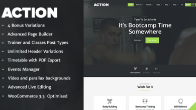 Photo of [Download-S2] Action v1.3.2 - Fitness and Crossfit Theme