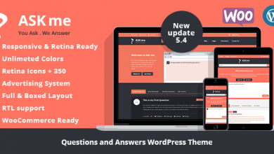 Photo of [Download-S2] Ask Me v5.4 - Responsive Questions & Answers WordPress