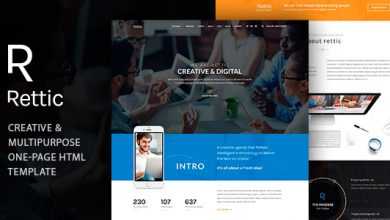 Photo of [Download-S2] Rettic - Multipurpose HTML Template