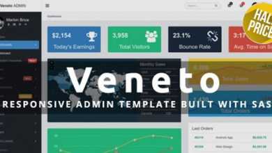 Photo of [Download-S2] Veneto - Creativemarket Responsive Admin Template