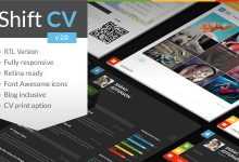 Photo of [Download-S2] ShiftCV v2.3 - Blog Resume Portfolio WordPress
