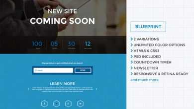 Photo of [Download-S2] Blueprint - Creativemarket Responsive Co. Soon Page