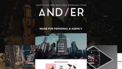 Photo of [Download-S2] Andier v1.2.1 - Responsive One & Multi Page Portfolio Theme