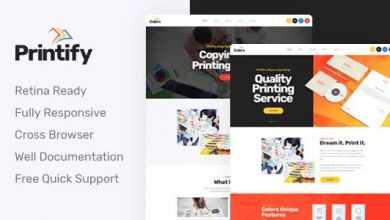 Photo of [Download-S2] Printify - Attention Grabbing Printing Company HTML Template