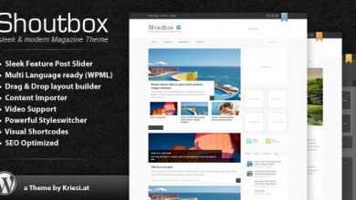 Photo of [Download-S2] Shoutbox Magazine v1.5 - Themeforest Premium Theme