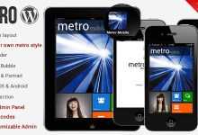 Photo of [Download-S2] Metro Mobile v2.6 - Premium Wordpress Mobile Template