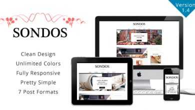 Photo of [Download-S2] Sondos v1.4 - Clean WordPress Blogging Theme