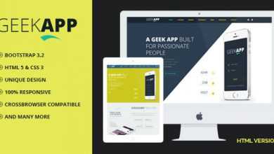 Photo of [Download-S2] GeekApp v1.2 - Creative App Landing Page