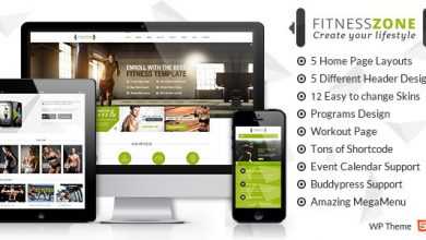 Photo of [Download-S2] Fitness Zone v2.5 - Sports, Health, Gym & Fitness Theme