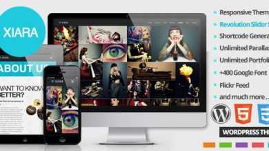 Photo of [Download-S2] Xiara v1.7 - Responsive WordPress One Page Parallax
