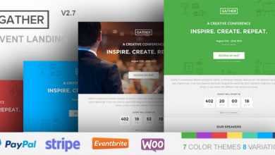 Photo of [Download-S2] Gather v2.7 - Event & Conference WP Landing Page Theme
