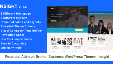 Photo of [Download-S2] Insight v1.3.3 - Financial Advisor, Business WordPress Theme