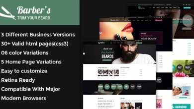 Photo of [Download-S2] Barber v1.2 - Html Template for Barbers and Hair Salon