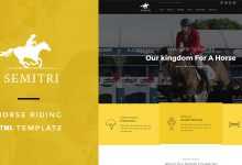 Photo of [Download-S2] Semitri v1.0 - Horse Riding HTML Template