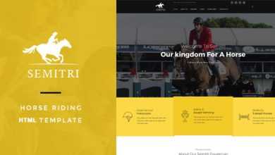 Photo of [Download-S2] Semitri v1.0 - Horse Riding HTML Template