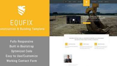 Photo of [Download-S2] Equfix - Building & HTML Template