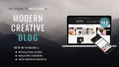Photo of [Download-S2] Brixton v4.0.1 - WordPress Blog Theme