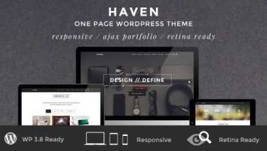 Photo of [Download-S2] Haven - Themeforest Elegant One Page WordPress Theme