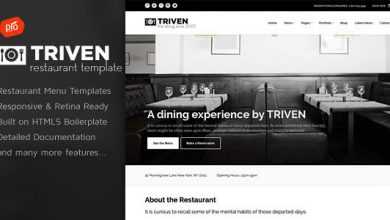 Photo of [Download-S2] Triven - Restaurant & Winery Site Template