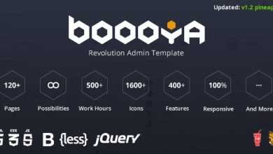 Photo of [Download-S2] Boooya - Revolution Admin Template