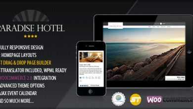 Photo of [Download-S2] Paradise Hotel v1.7 - Responsive WordPress Hotel Theme