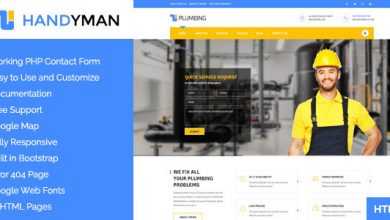 Photo of [Download-S2] Handyman v1.2 - Construction, Building & Plumbing HTML Template